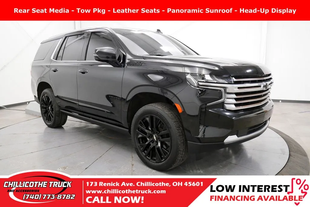 Black 2021 Chevrolet Tahoe High Country for sale in Chillicothe, OH