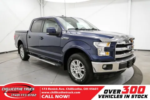 Blue 2017 Ford F-150 Lariat for sale in Chillicothe, OH