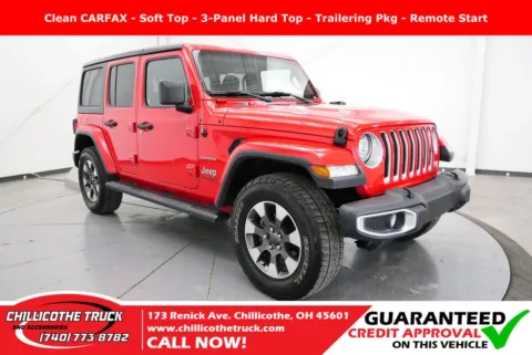 Red 2021 Jeep Wrangler Unlimited Sahara for sale in Chillicothe, OH