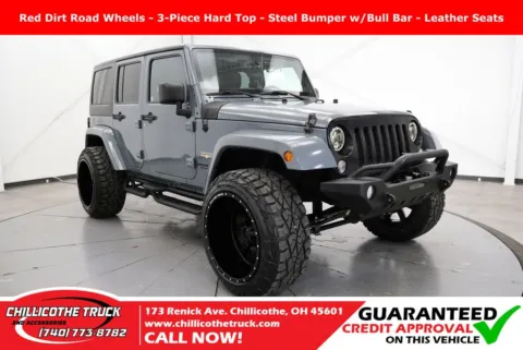 Gray 2014 Jeep Wrangler Unlimited Sahara for sale in Chillicothe, OH