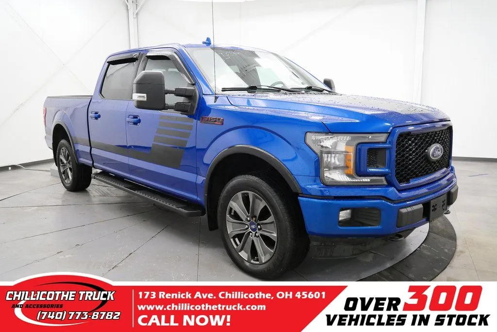 Blue 2018 Ford F-150 XLT for sale in Chillicothe, OH