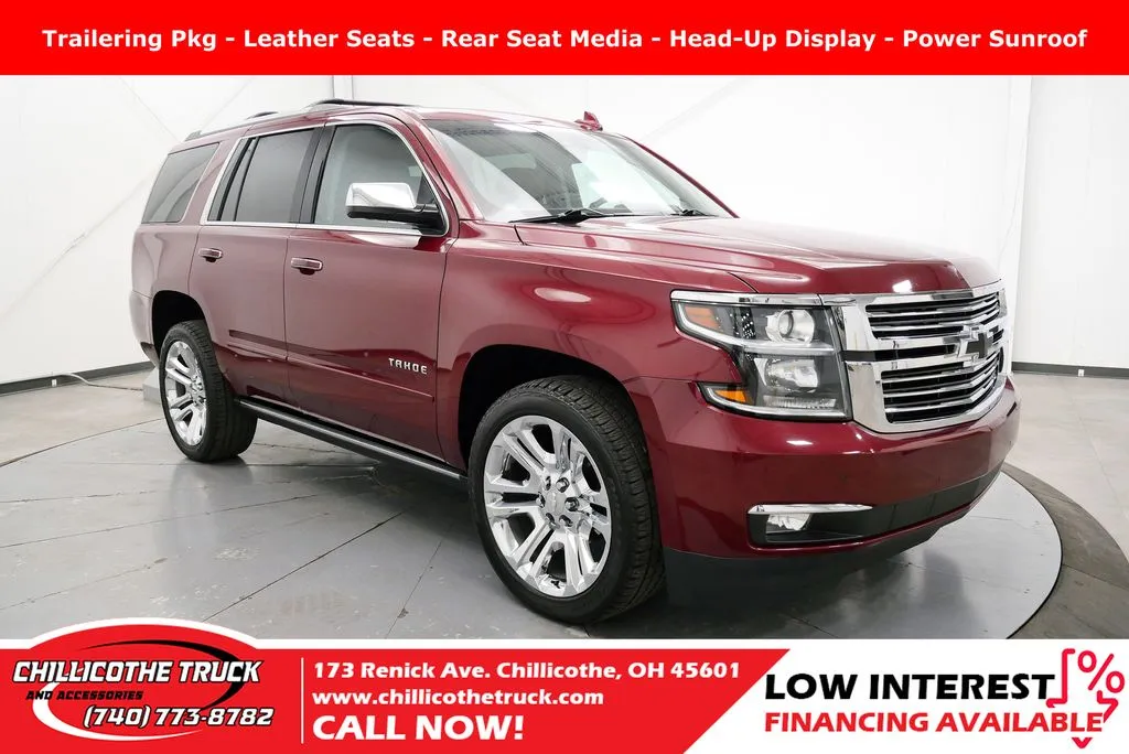 Red 2020 Chevrolet Tahoe Premier for sale in Chillicothe, OH