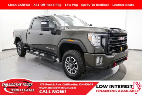 Green 2022 GMC Sierra 2500HD AT4 for sale in Chillicothe, OH