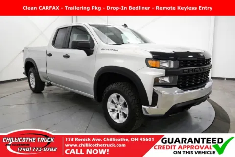 Silver 2019 Chevrolet Silverado 1500 WT for sale in Chillicothe, OH