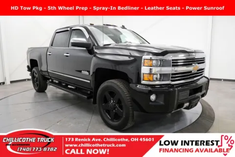 Black 2015 Chevrolet Silverado 2500HD High Country for sale in Chillicothe, OH