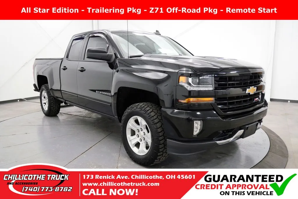 Black 2018 Chevrolet Silverado 1500 LT for sale in Chillicothe, OH