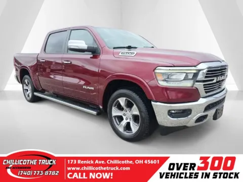 Red 2021 Ram 1500 Laramie for sale in Chillicothe, OH