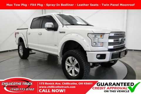 White 2016 Ford F-150 Platinum for sale in Chillicothe, OH