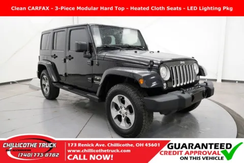 Black 2018 Jeep Wrangler JK Unlimited Sahara for sale in Chillicothe, OH