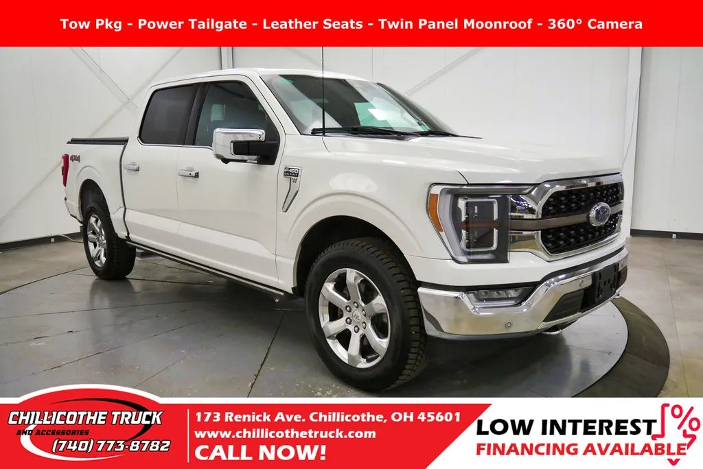 White 2023 Ford F-150 King Ranch for sale in Chillicothe, OH