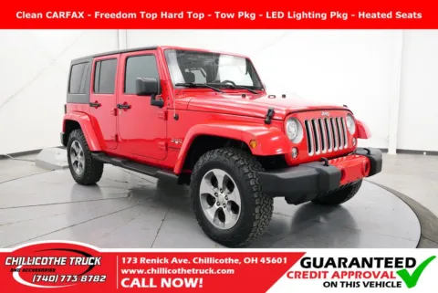 Red 2018 Jeep Wrangler JK Unlimited Sahara for sale in Chillicothe, OH