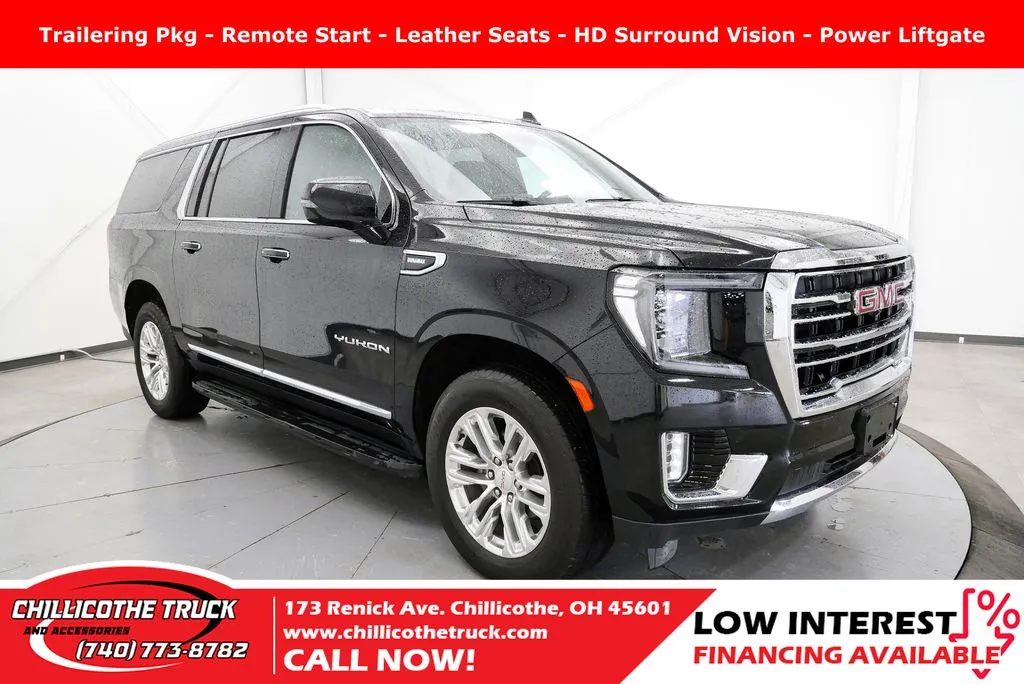 Black 2023 GMC Yukon XL SLT for sale in Chillicothe, OH