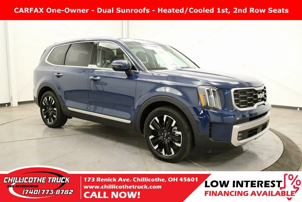 Blue 2024 Kia Telluride SX-Prestige for sale in Chillicothe, OH