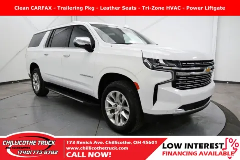 White 2023 Chevrolet Suburban Premier for sale in Chillicothe, OH