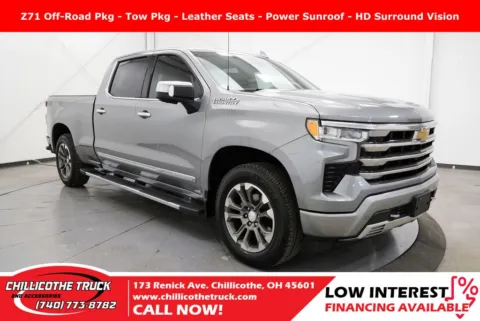 Gray 2023 Chevrolet Silverado 1500 High Country for sale in Chillicothe, OH