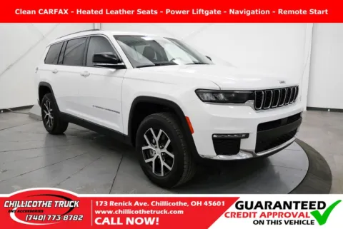White 2023 Jeep Grand Cherokee L Limited for sale in Chillicothe, OH