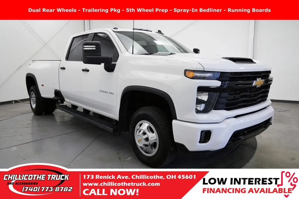 White 2024 Chevrolet Silverado 3500HD Work Truck for sale in Chillicothe, OH