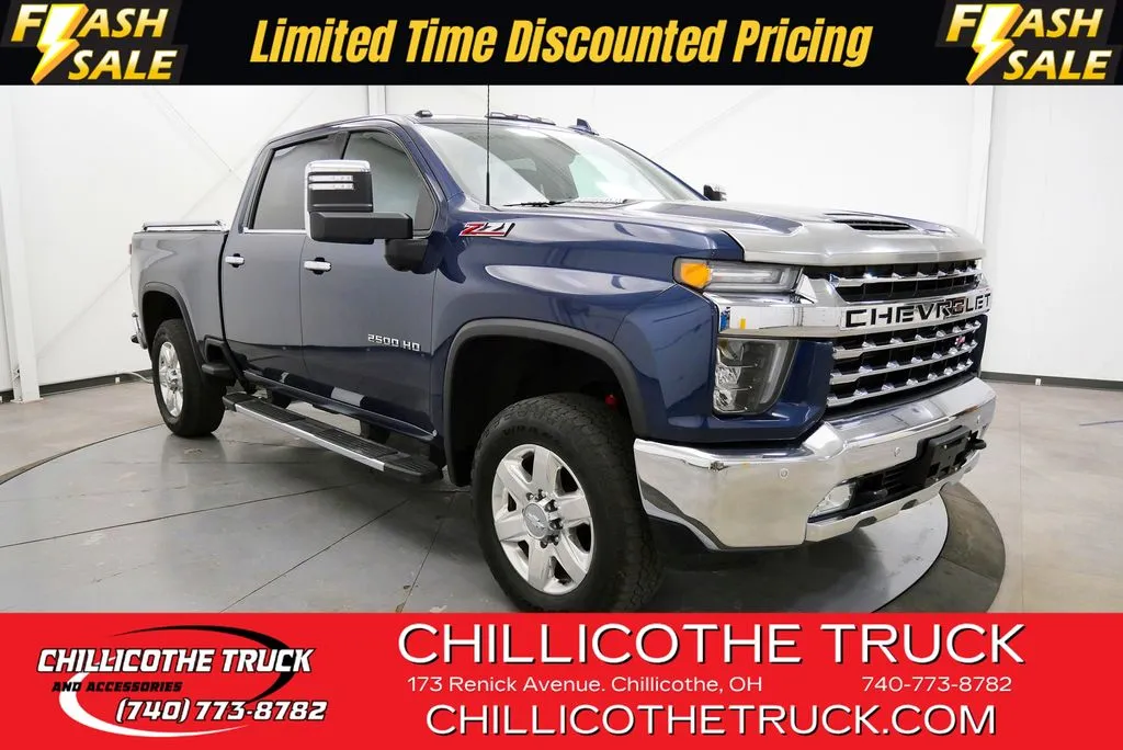Blue 2020 Chevrolet Silverado 2500HD LTZ for sale in Chillicothe, OH