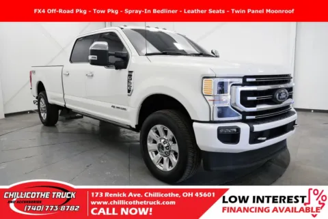 White 2020 Ford F-350SD Platinum for sale in Chillicothe, OH