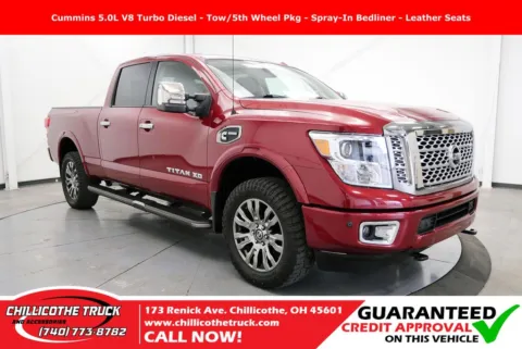 Red 2017 Nissan Titan XD Platinum Reserve for sale in Chillicothe, OH