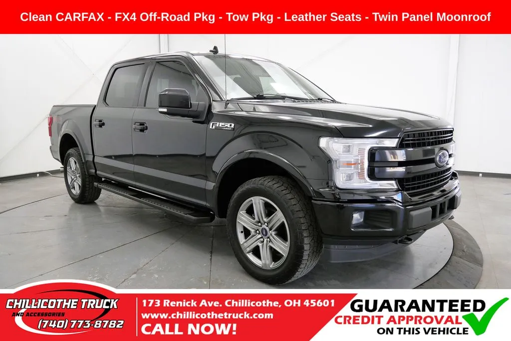 Black 2018 Ford F-150 Lariat for sale in Chillicothe, OH
