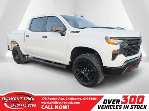 White 2023 Chevrolet Silverado 1500 Custom Trail Boss for sale in Chillicothe, OH