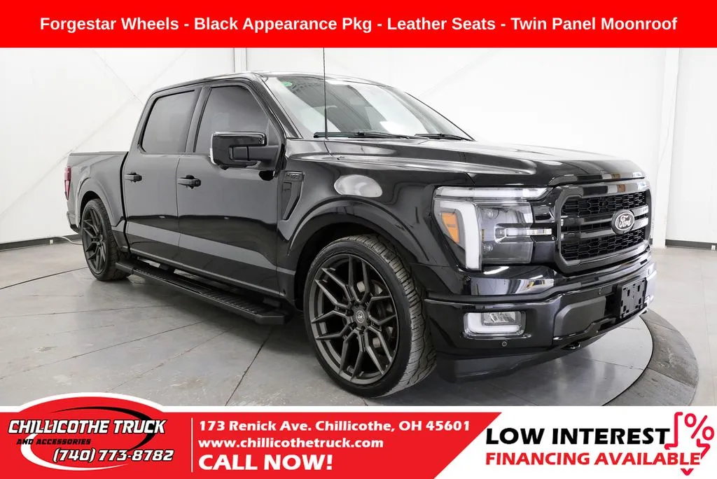 Black 2024 Ford F-150 Lariat for sale in Chillicothe, OH