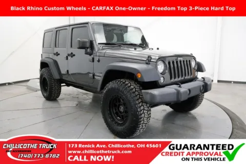 Gray 2017 Jeep Wrangler Unlimited Sport for sale in Chillicothe, OH