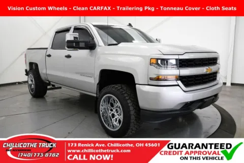 Silver 2018 Chevrolet Silverado 1500 Custom for sale in Chillicothe, OH