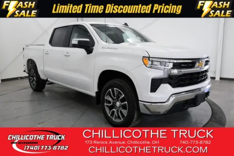 White 2024 Chevrolet Silverado 1500 LT for sale in Chillicothe, OH