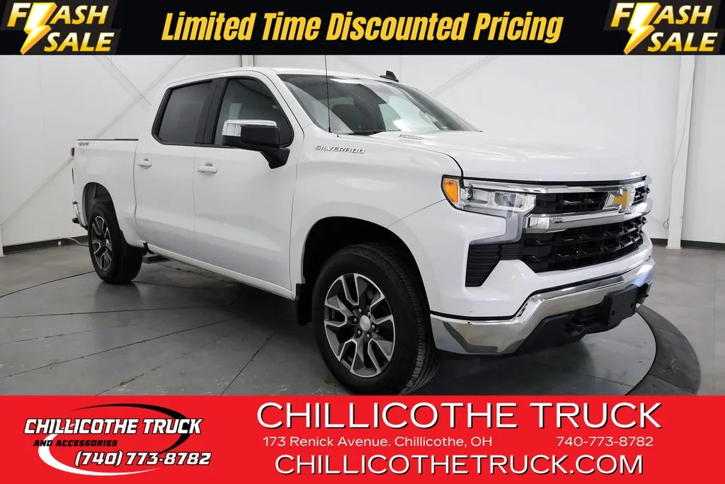 White 2024 Chevrolet Silverado 1500 LT for sale in Chillicothe, OH