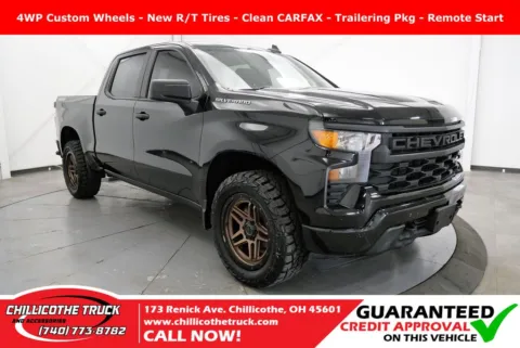 Black 2022 Chevrolet Silverado 1500 Custom for sale in Chillicothe, OH