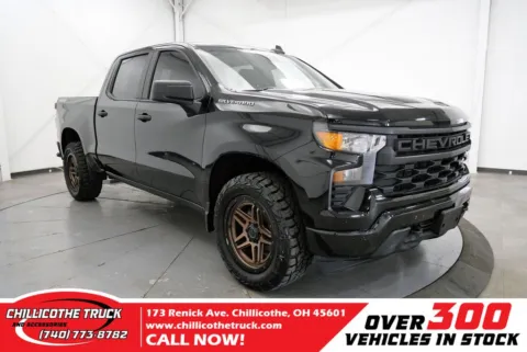 Black 2022 Chevrolet Silverado 1500 Custom for sale in Chillicothe, OH