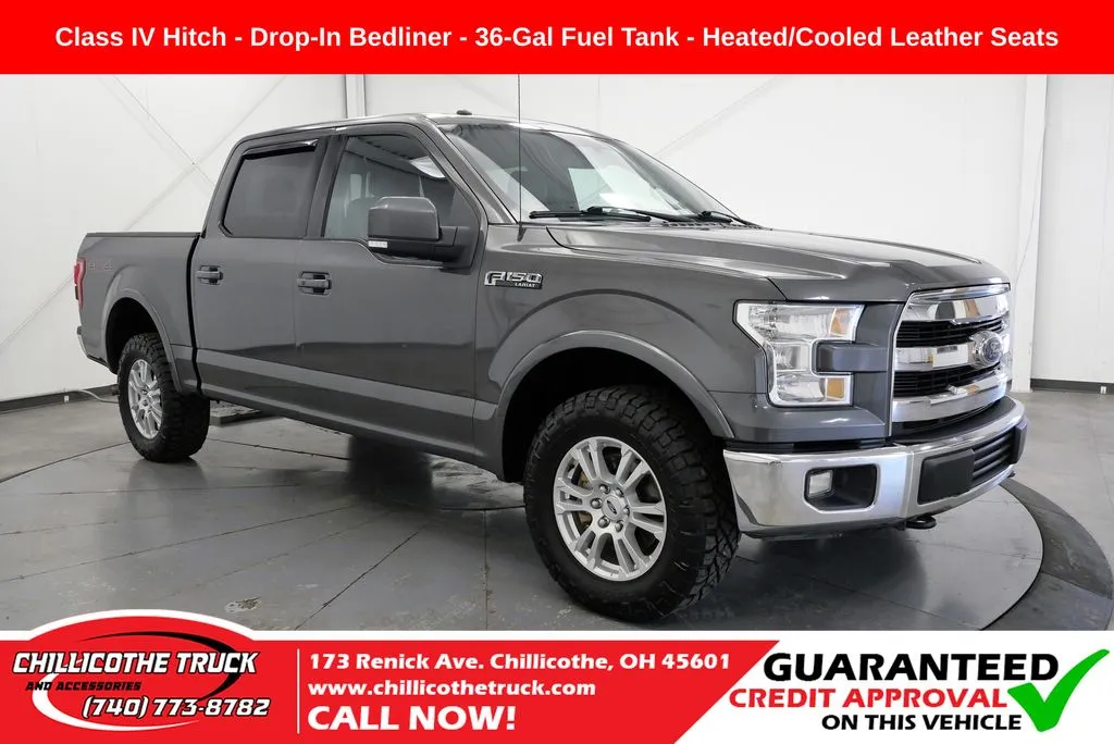 Gray 2016 Ford F-150 Lariat for sale in Chillicothe, OH