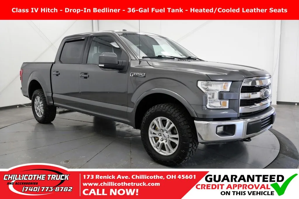 Gray 2016 Ford F-150 Lariat for sale in Chillicothe, OH