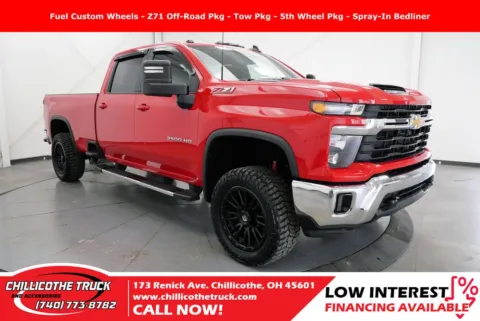 Red 2025 Chevrolet Silverado 3500HD LT for sale in Chillicothe, OH