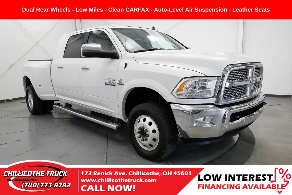 White 2018 Ram 3500 Laramie for sale in Chillicothe, OH