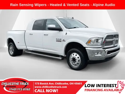 White 2018 Ram 3500 Laramie for sale in Chillicothe, OH