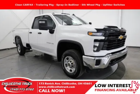White 2025 Chevrolet Silverado 2500HD Work Truck for sale in Chillicothe, OH