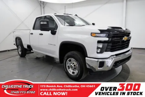 White 2025 Chevrolet Silverado 2500HD Work Truck for sale in Chillicothe, OH