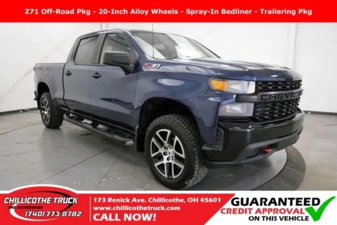 Blue 2019 Chevrolet Silverado 1500 Custom Trail Boss for sale in Chillicothe, OH