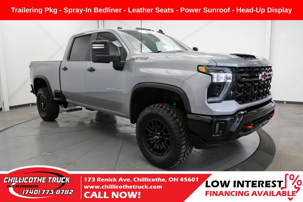Gray 2024 Chevrolet Silverado 2500HD ZR2 for sale in Chillicothe, OH