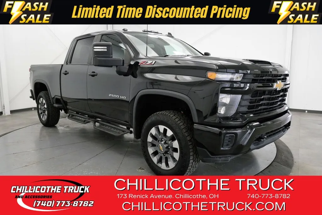 Black 2024 Chevrolet Silverado 2500HD Custom for sale in Chillicothe, OH