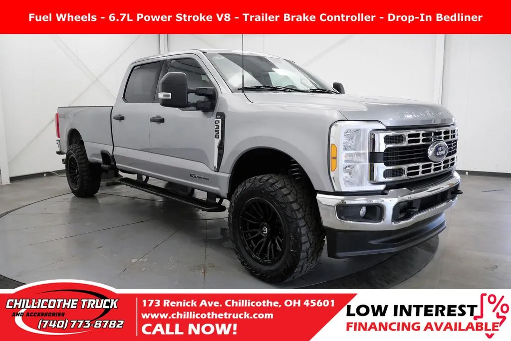 Silver 2023 Ford F-350SD XLT for sale in Chillicothe, OH