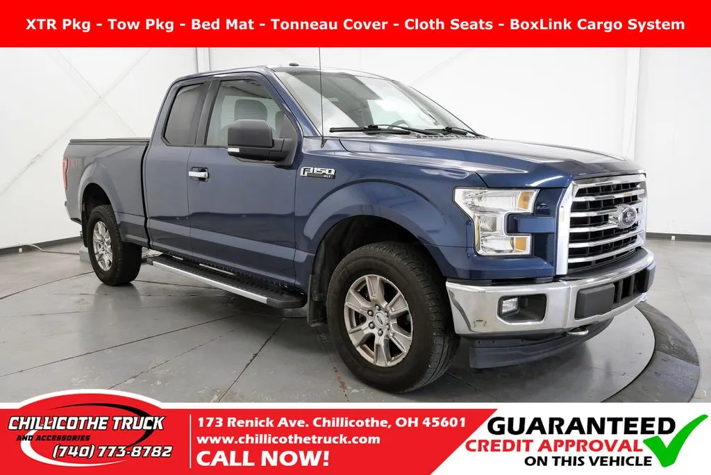 Blue 2017 Ford F-150 XLT for sale in Chillicothe, OH