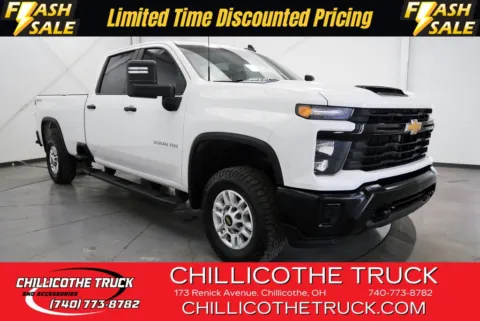 White 2024 Chevrolet Silverado 2500 HD Work Truck for sale in Chillicothe, OH