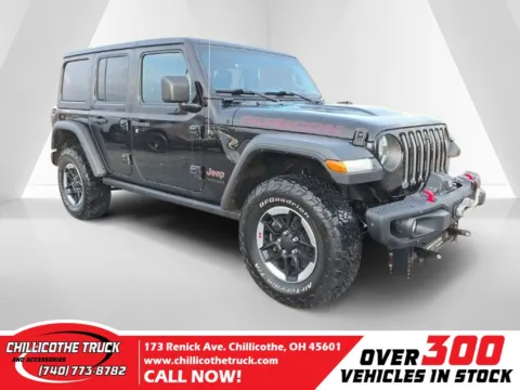 Black 2021 Jeep Wrangler Unlimited Rubicon for sale in Chillicothe, OH