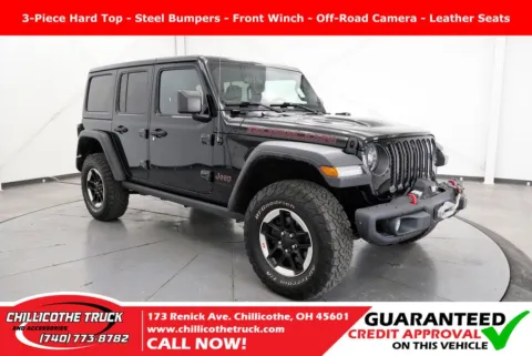 Black 2021 Jeep Wrangler Unlimited Rubicon for sale in Chillicothe, OH