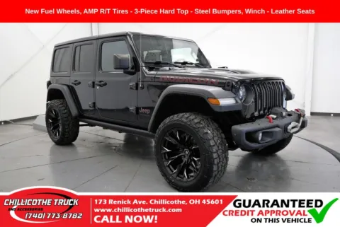 Black 2021 Jeep Wrangler Unlimited Rubicon for sale in Chillicothe, OH