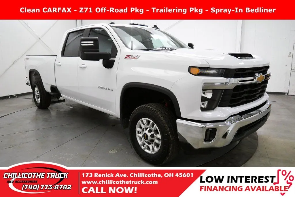 White 2024 Chevrolet Silverado 2500HD LT for sale in Chillicothe, OH